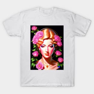 Young Agatha Christie Everywhere Flower T-Shirt